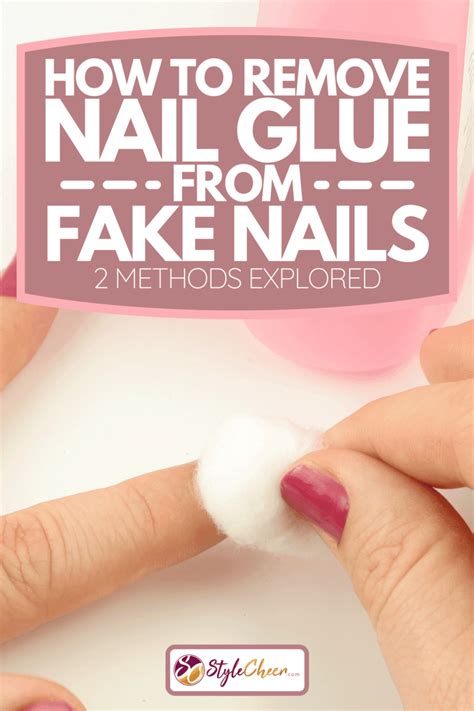 easy to remove nail glue.